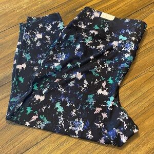 Lane Bryant LIVI High-Rise Wicking 7/8 Legging Pockets Yoga Pant Size 26/28 Blue